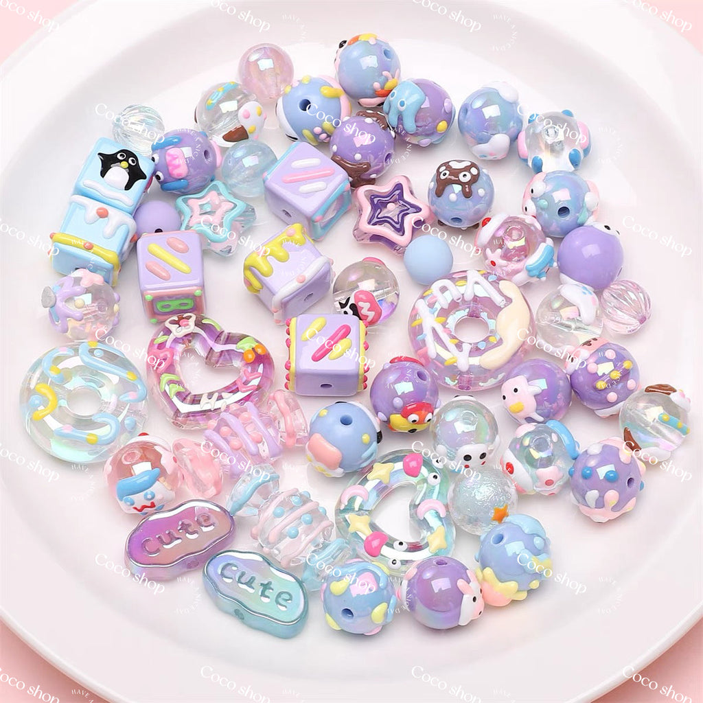 Acrylic Beads Bags -- Open  in  live