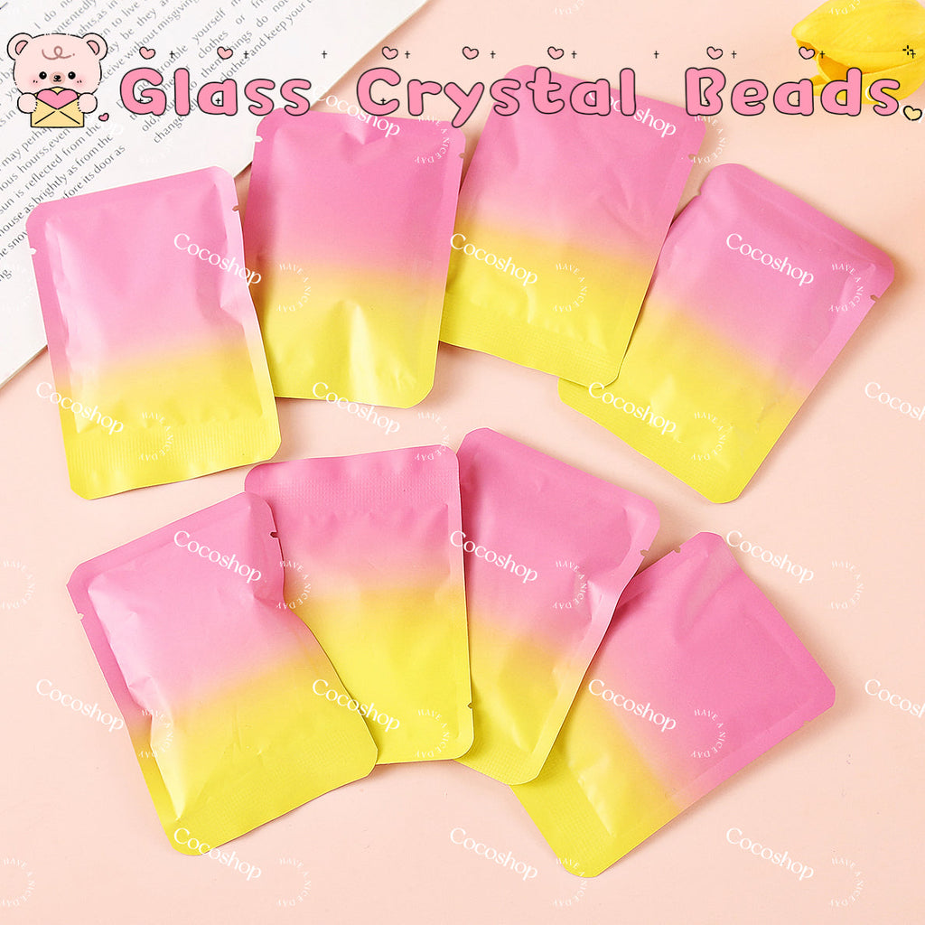 Bling Glass Crystal Beads Bags--Open  in live